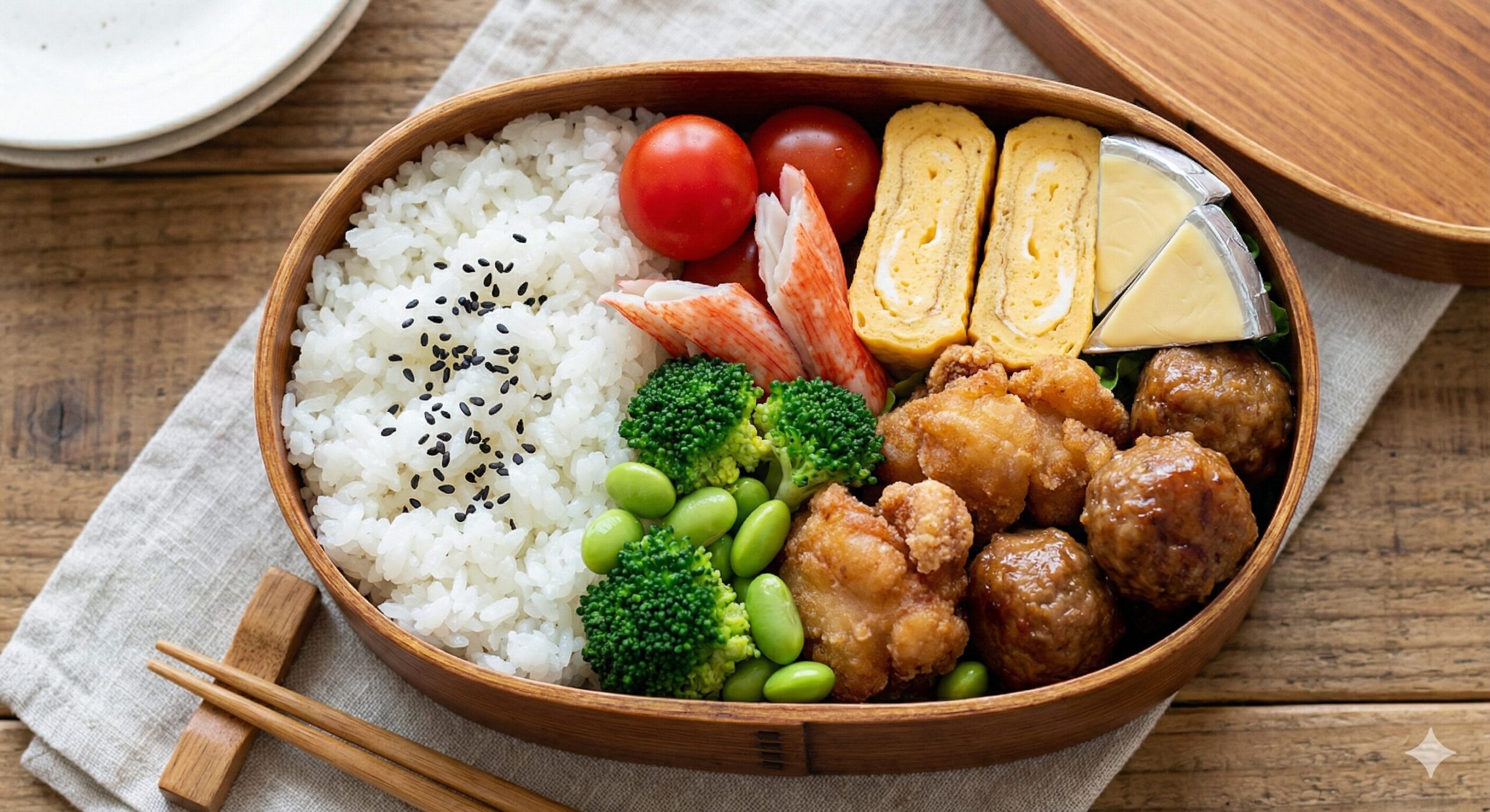 火も包丁も使わない！「詰めるだけ弁当」